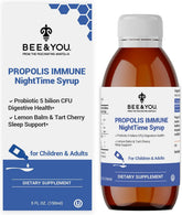 Bee & You Propolis Nuit Sirop – bouteille prête pour le rituel nocturne.
