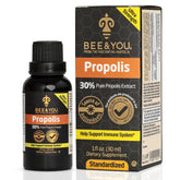 Bee & You Propolis extrait-bouteille-1oz, soutien immunitaire naturel et pur.