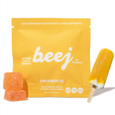 Gummies BEEJ pour couples en bouteille, expérience sensorielle potentielle.