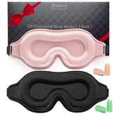 BeeVines masque sommeil 3D contour – espace autour des yeux pour extensions de cils sans pression.