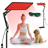 BEICHEN lampe lumière rouge avec panneau lumineux pour visage et corps, facile à utiliser à domicile