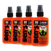 Ben's répulsif moustiques tiques en bouteille 3,4 oz, protection longue durée.