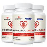 Besibest Ubiquinol 600 mg: bouteille de gélules, énergie potentielle