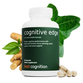 BEST COGNITION Cognitive Edge - bouteille et capsules favorisant une concentration calme sans caféine