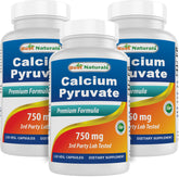 Best Naturals Calcium Pyruvate bouteille: complément pratique pour votre routine.