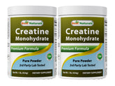Best Naturals Créatine Monohydrate, bouteille de 454 g, soutien potentiel à l'effort.