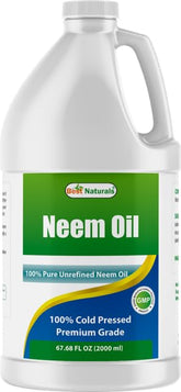 Best Naturals huile neem: bouteille 2000 ml, démontrant pureté et polyvalence.