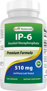 Best Naturals IP-6 510 mg – bouteille, pureté certifiée et dosage pratique