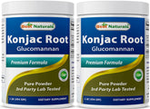 Best Naturals Konjac glucomannane — étiquette du produit pour traçabilité et transparence