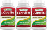 Best Naturals L-Citrulline, bouteille de comprimés prête à l'entraînement.