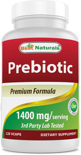 Best Naturals Prebiotics XOS flacon avec dosage 1400 mg, pour soutien digestif potentiel