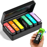 Betife Organisateur pilules voyage amovible, pratique pour emporter l essentiel