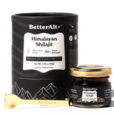 Better Alt résine Shilajit Himalaya — bouteille prête à une routine énergie durable.