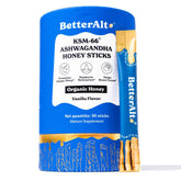 Better Alt batons Ashwagandha: rituel apaisant pour favoriser la concentration et la détente au quotidien.