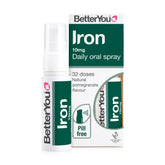 BetterYou fer naturel 10 spray — bouteille compacte pour usage quotidien