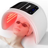 Beuwe masque-lumiere-rouge-visage, soin à domicile pour raffermir la peau