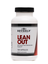 Beverly International Lean Out, bouteille 120 capsules, soutien métabolique sans stimulants.