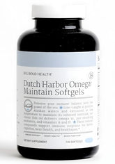 BIG BOLD HEALTH Dutch Harbor Omega Maintain Softgels - bouteille de capsules oméga-3, soutien cognitif potentiel.