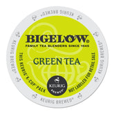 Bigelow thé vert Keurig, dosettes 24, pratique et rapide pour le petit-déjeuner.