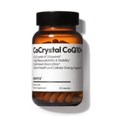 BIGVITA CoCrystal CoQ10, bouteille montrant l’emballage et l’absorption améliorée.
