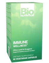 Bio Nutrition Bien-être Immunitaire – bouteille avec capsules végétariennes, soutien potentiel au système immunitaire.