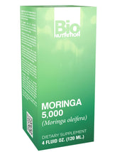 Bio Nutrition Moringa Liquid, bouteille de 118 ml prête à être ajoutée à vos boissons.