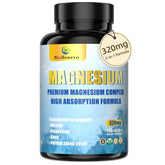 BioBenevo Magnesium Complex - capsules faciles, soutien du sommeil et de l'énergie.