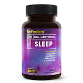 BioEmblem Sommeil Naturel – bouteille 60 gélules pour un sommeil plus reposant.