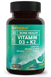 BioEmblem D3 K2: capsules en bouteille prêtes à l'emploi