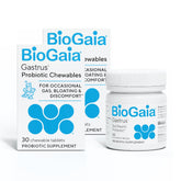 BioGaia Gastrus : emballage double montrant le duo de probiotiques pour le confort digestif