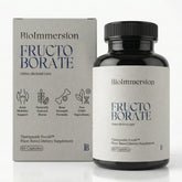 BioImmersion Fructo Borate Complex – Bouteille avec gélules, soutien potentiel à l'équilibre minéral.