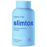 BioImmune Slimtox bouteille affichant le produit et son emballage, soutien digestif potentiel.