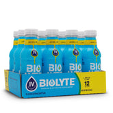 BIOLYTE bouteille citron-lime, hydratation rapide après l'entraînement.