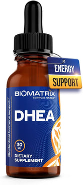 BioMatrix DHEA: bouteille 30 ml avec dosage précis.