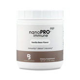Biopharma Scientific Nanopro Immune poudre vanille: goût agréable et mélange rapide.