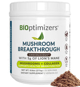 BIOptimizers Crinière de lion: boisson champignons pour concentration et énergie durable.