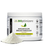 BIOptimizers Magnesium Breakthrough dans sa bouteille, formule complète pour le bien-être quotidien.