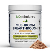 BiOptimizers Mushroom Coffee Alternative Salted Caramel — bouteille prête pour une matinée concentrée.