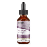 Bioray Daily Microbe Slayer, bouteille prête à verser, soutien potentiel à l'équilibre intestinal.