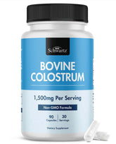 BioSchwartz Colostrum premier lait en bouteille, soutien immunitaire quotidien.