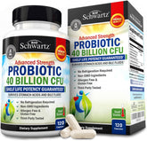 BioSchwartz Daily Probiotic, bouteille compacte, pratique au quotidien.