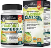 BioSchwartz Garcinia Cambogia – bouteille montrant la pureté et le soutien potentiel contre les fringales