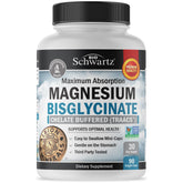 BioSchwartz magnésium bisglycinate – bouteille, gélules faciles à avaler pour une routine quotidienne