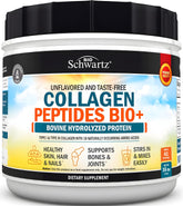 BioSchwartz Multi-Collagene, poudre hydrolysée, facile à mélanger dans les boissons.