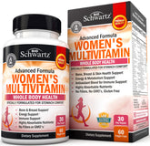 BioSchwartz Multivitamine Femmes – bouteille-immunité: soutien potentiel du système immunitaire.
