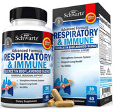 BioSchwartz Respiratoire: capsule soutient les voies respiratoires et facilite une respiration claire.