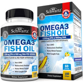 BioSchwartz Omega-3 triple-strength: bouteille prête pour votre routine quotidienne.