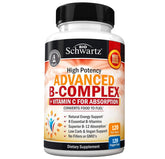 BioSchwartz Vitamine B Complexe capsules pour absorption maximale et énergie naturelle