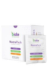 Biote NutraPack : boîte visible pour une routine quotidienne équilibrée