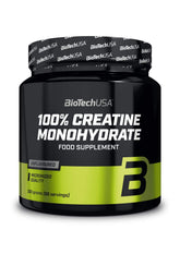 BioTechUSA Créatine Monohydrate pot: poudre pure idéale pour la performance quotidienne